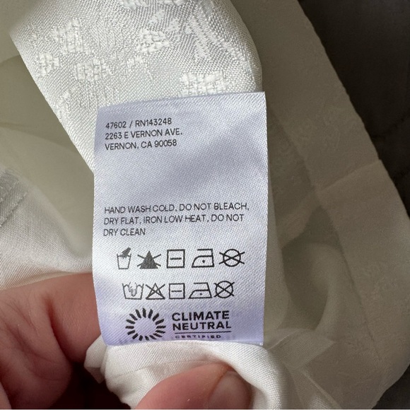 NWT | Reformation | Gabby Dress | White Strapless Mini Dress | Size 8 - Picture 7 of 9